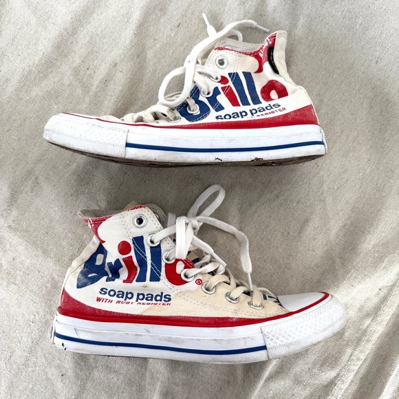 Converse Chuck Taylor All Star Hi Andy Warhol Brillo Sneakers Size 5 - Picture 5 of 7